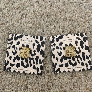 Kate Spade pins